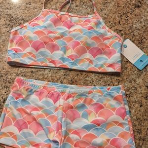 Girl two piece swimsuit